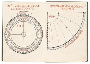 Stöffler [Stoeffler], Johannes (1452-1531) Calendarium Romanum Magnum, Caesareae Maiestati Dicatum.